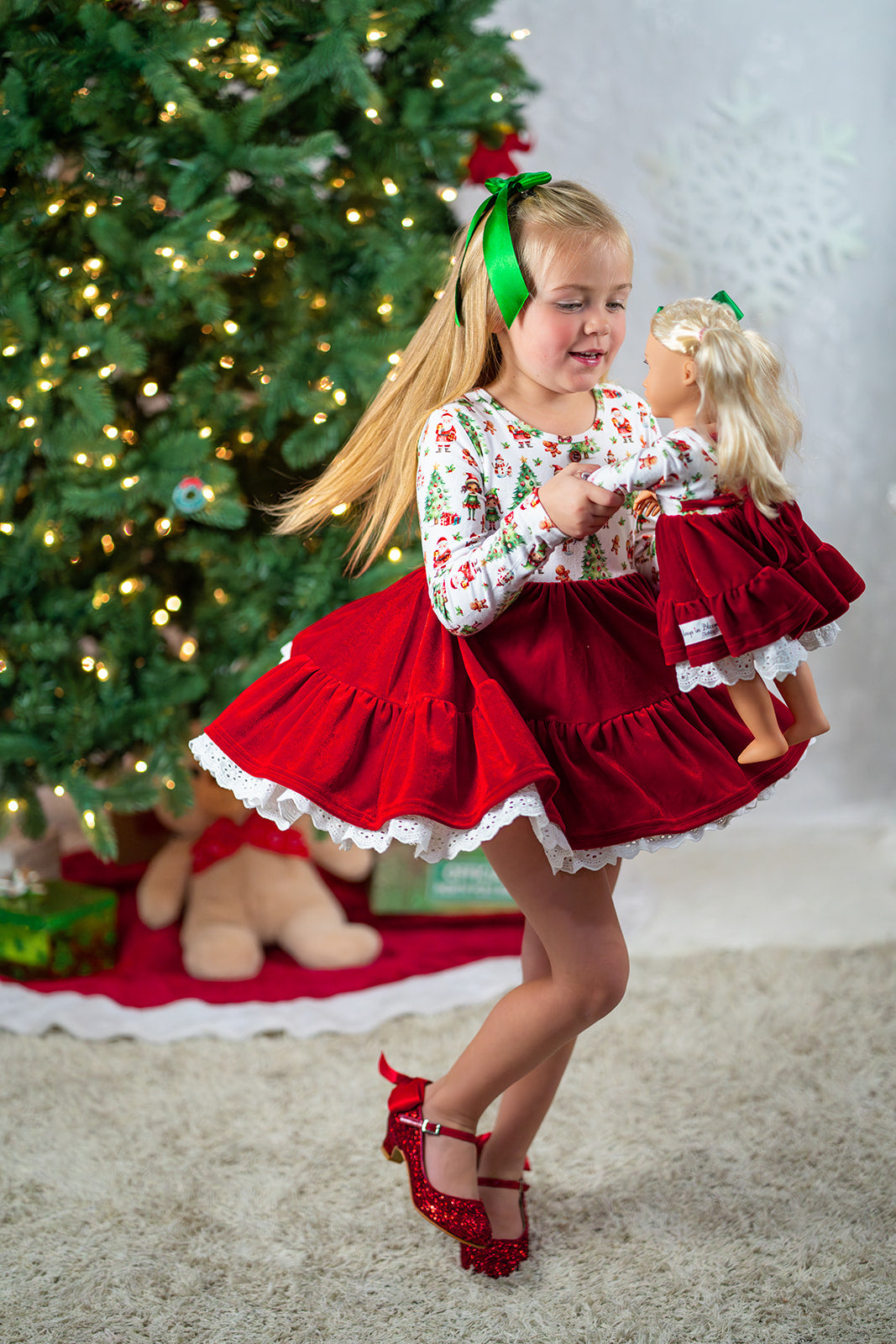 Jaylyn Twirl Dress Set - Santa's Workshop