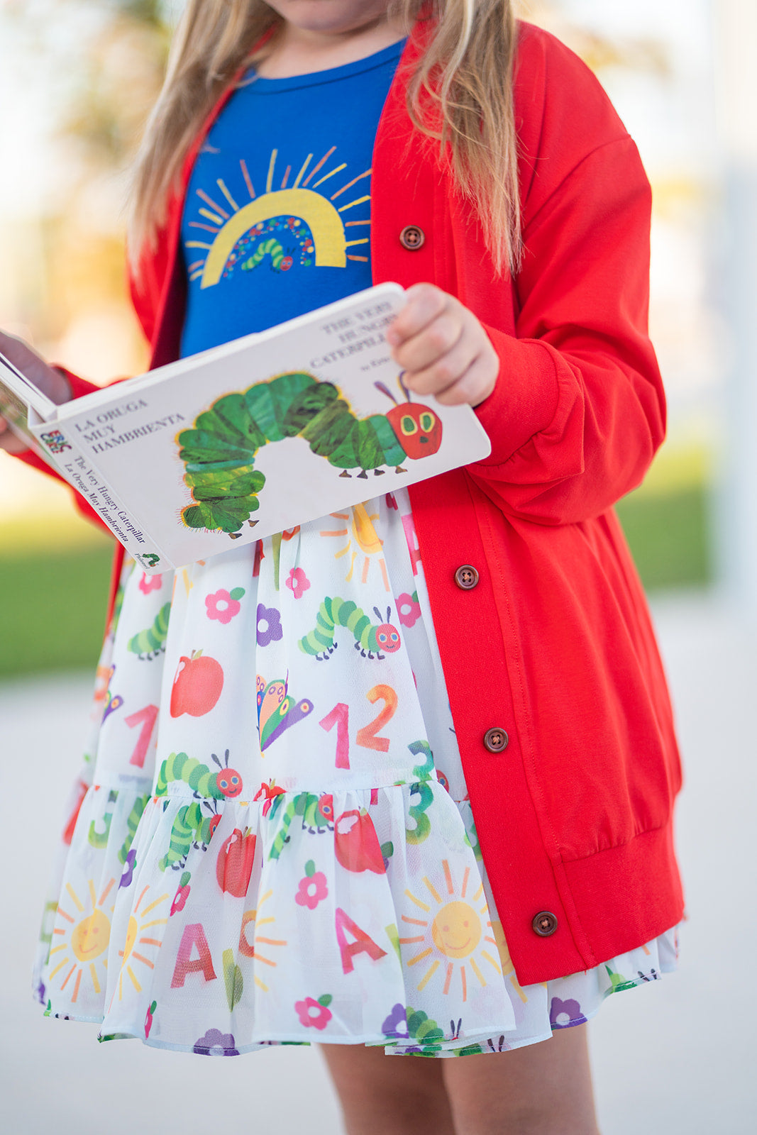 Katie's Cardigan - School Red