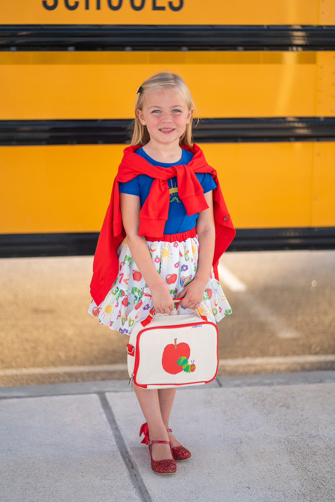 Katie's Cardigan - School Red