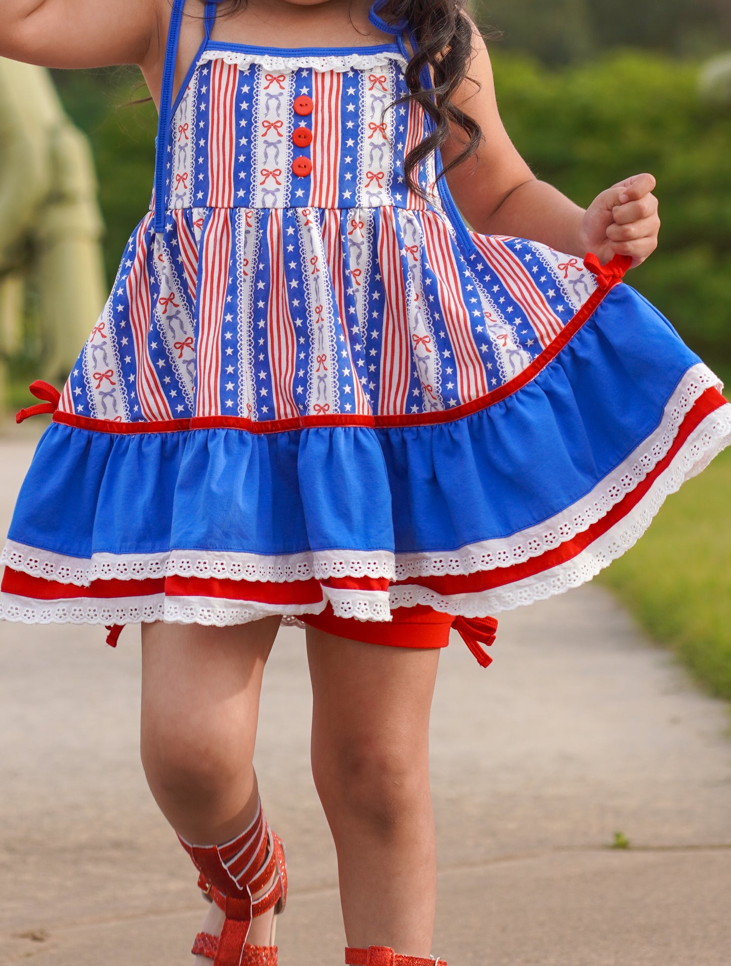 Summer Sophie Tunic Set - Little Miss Liberty