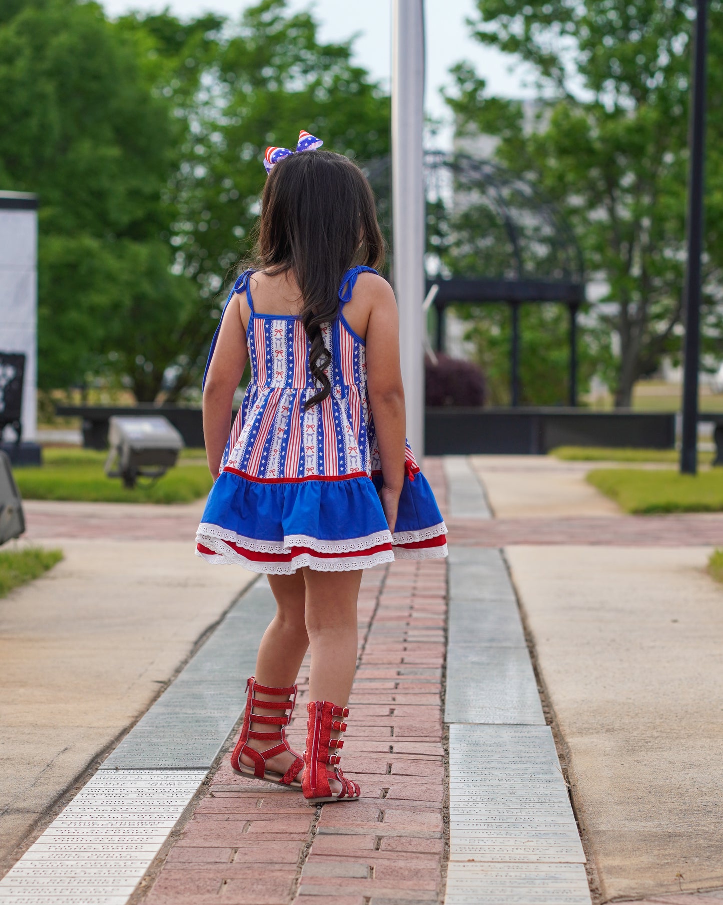 Summer Sophie Tunic Set - Little Miss Liberty