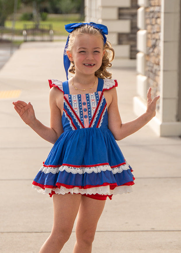 Evelyn Tunic Set - Little Miss Liberty