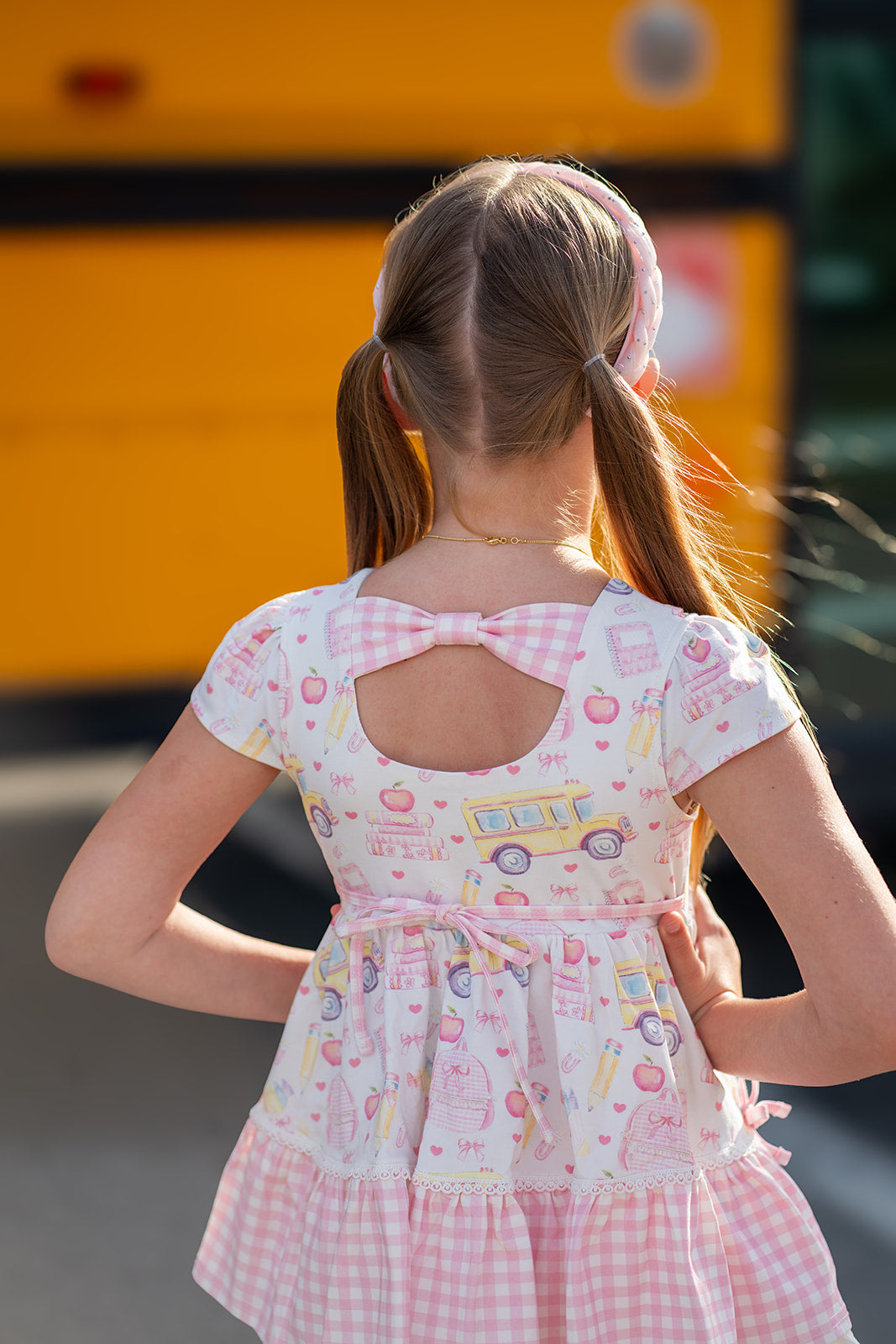 Chloe Tunic Set - Buses & Bows