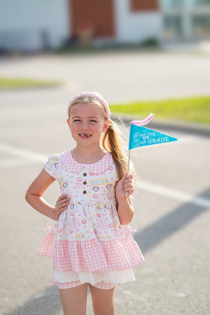 Chloe Tunic Set - Buses & Bows