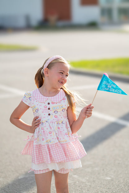 Chloe Tunic Set - Buses & Bows