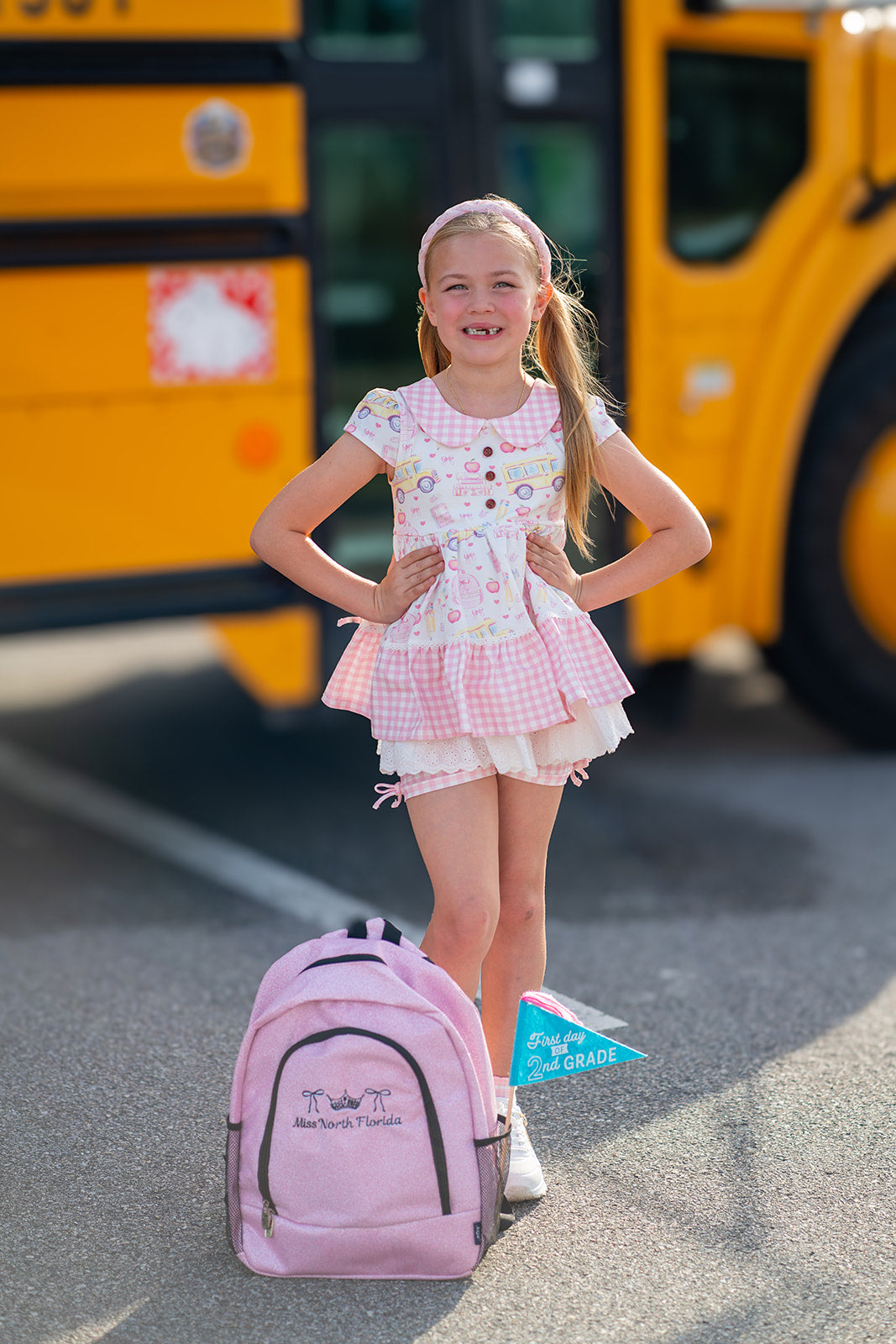 Chloe Tunic Set - Buses & Bows