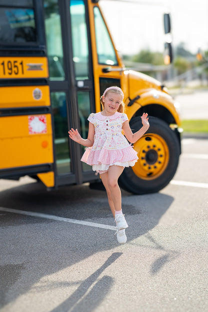 Chloe Tunic Set - Buses & Bows