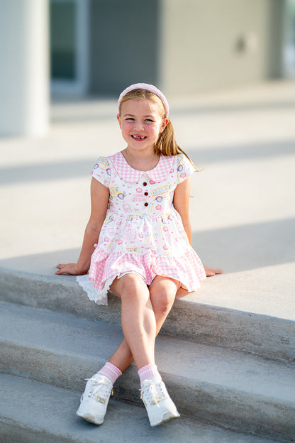 Chloe Tunic Set - Buses & Bows