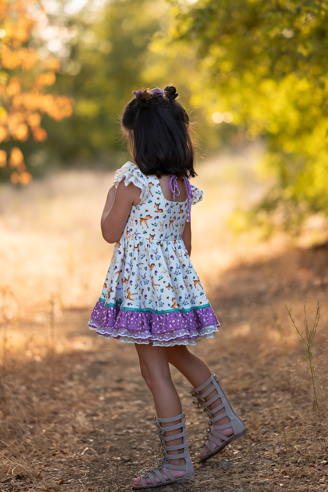 Riley Tunic Set - Woodland Friends