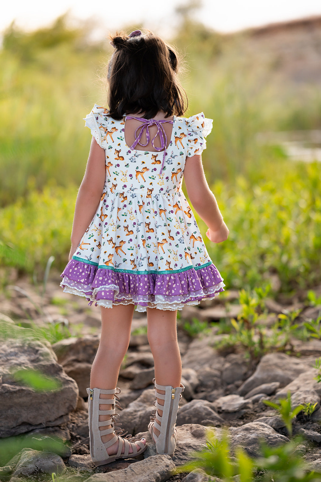 Riley Tunic Set - Woodland Friends