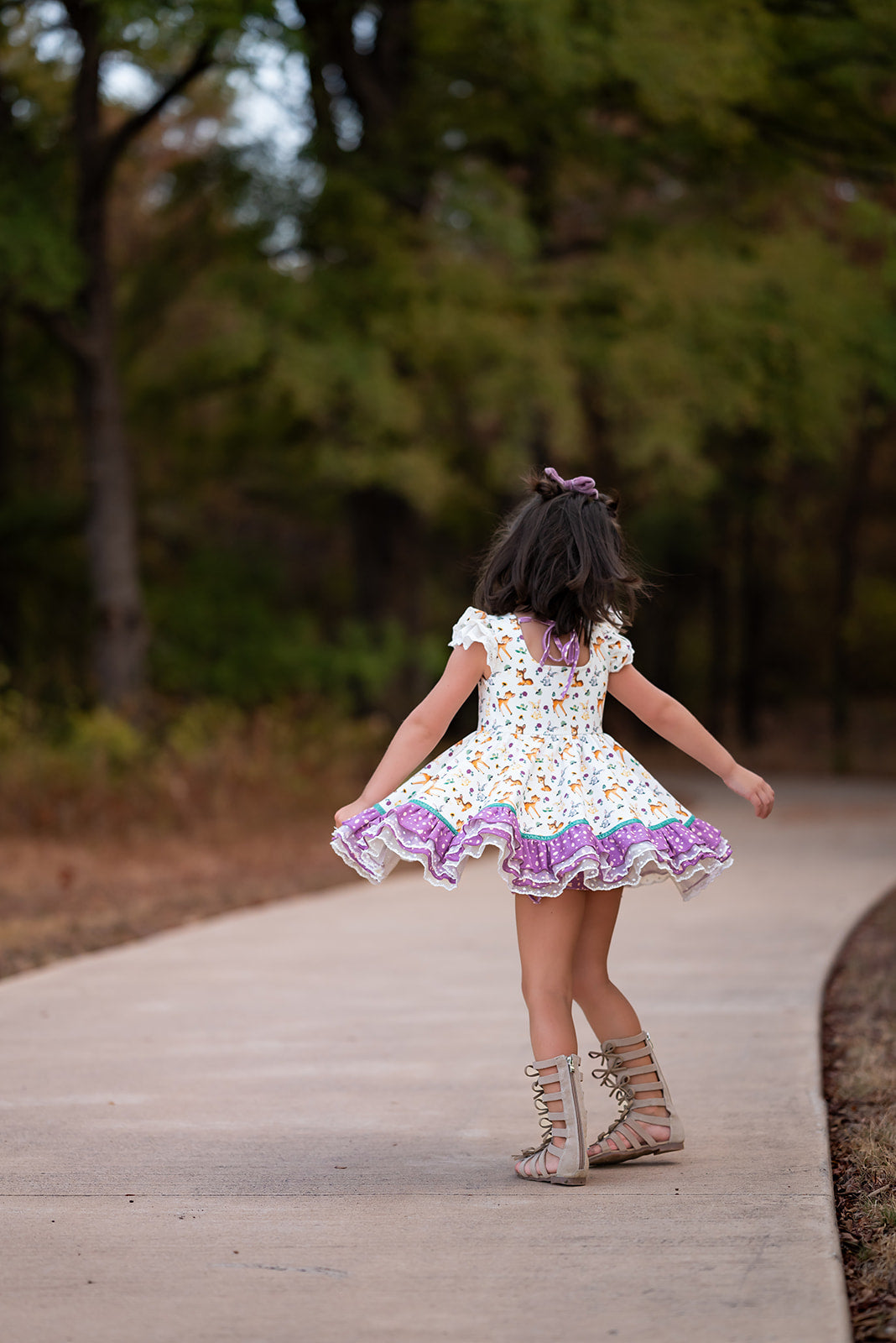 Riley Tunic Set - Woodland Friends