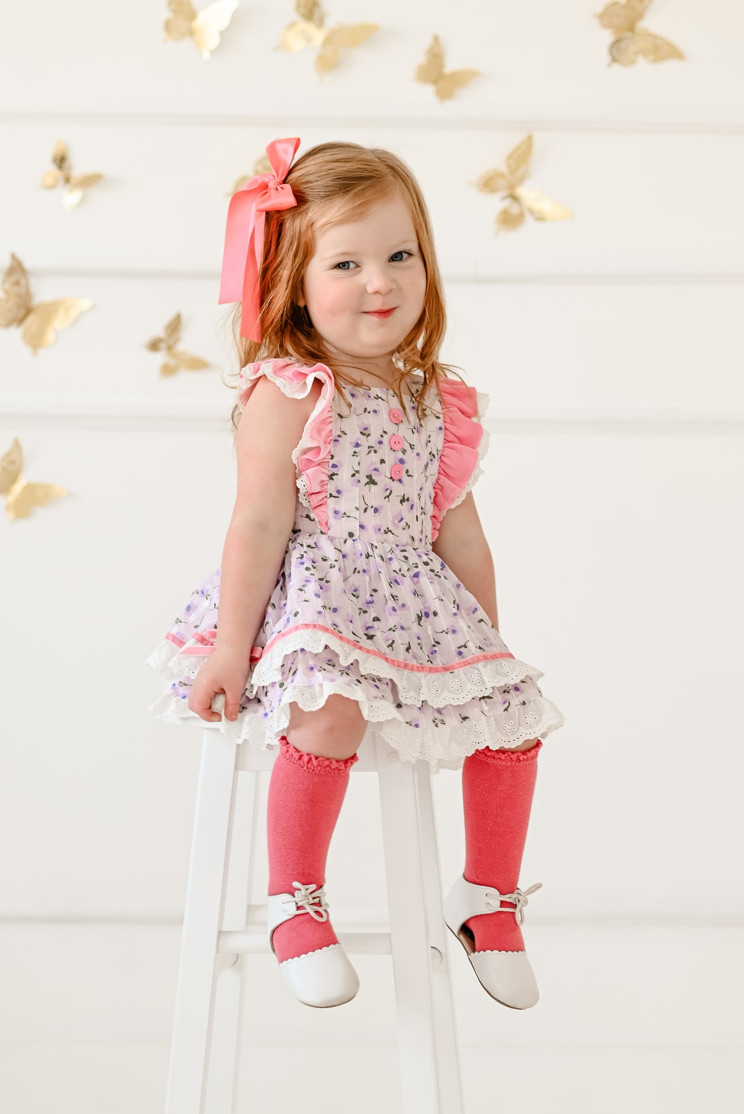 Pretty Petals - Skirted Romper