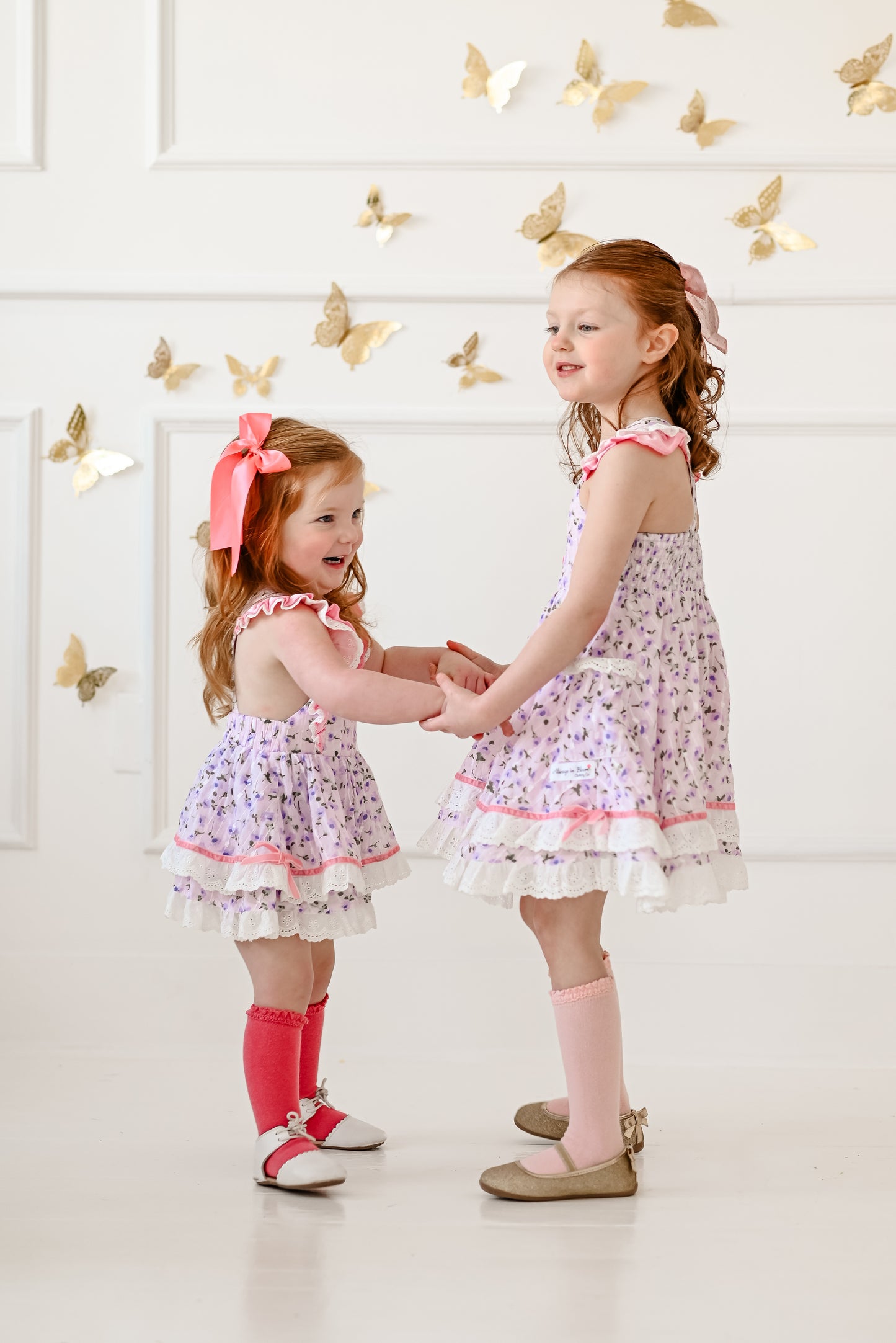 Pretty Petals - Pinafore Dress Set