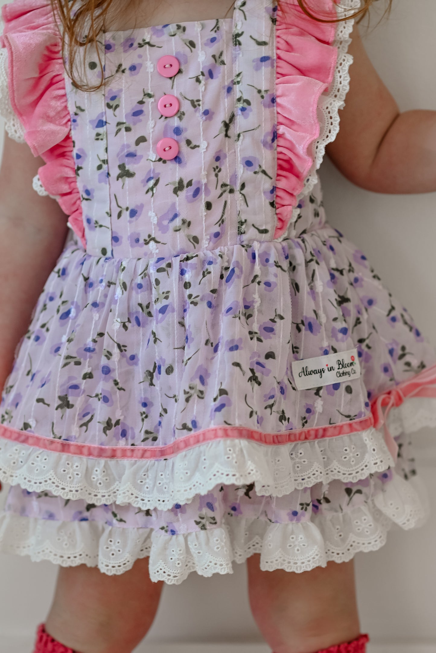 Pretty Petals - Skirted Romper