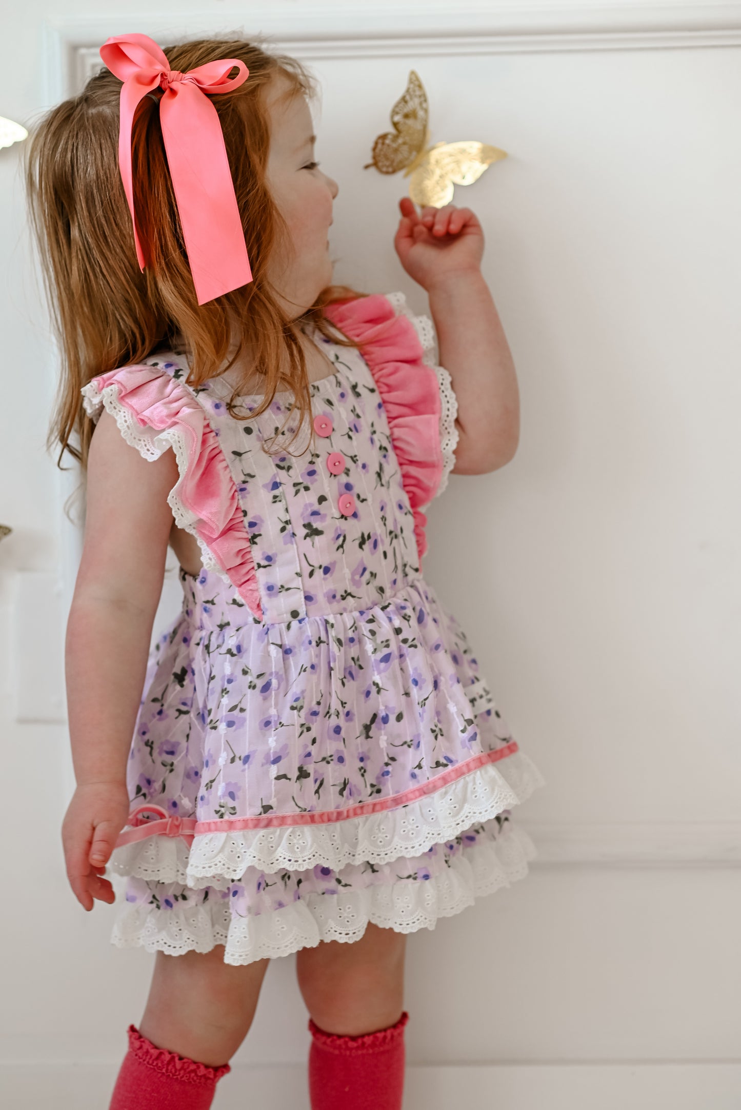 Pretty Petals - Skirted Romper