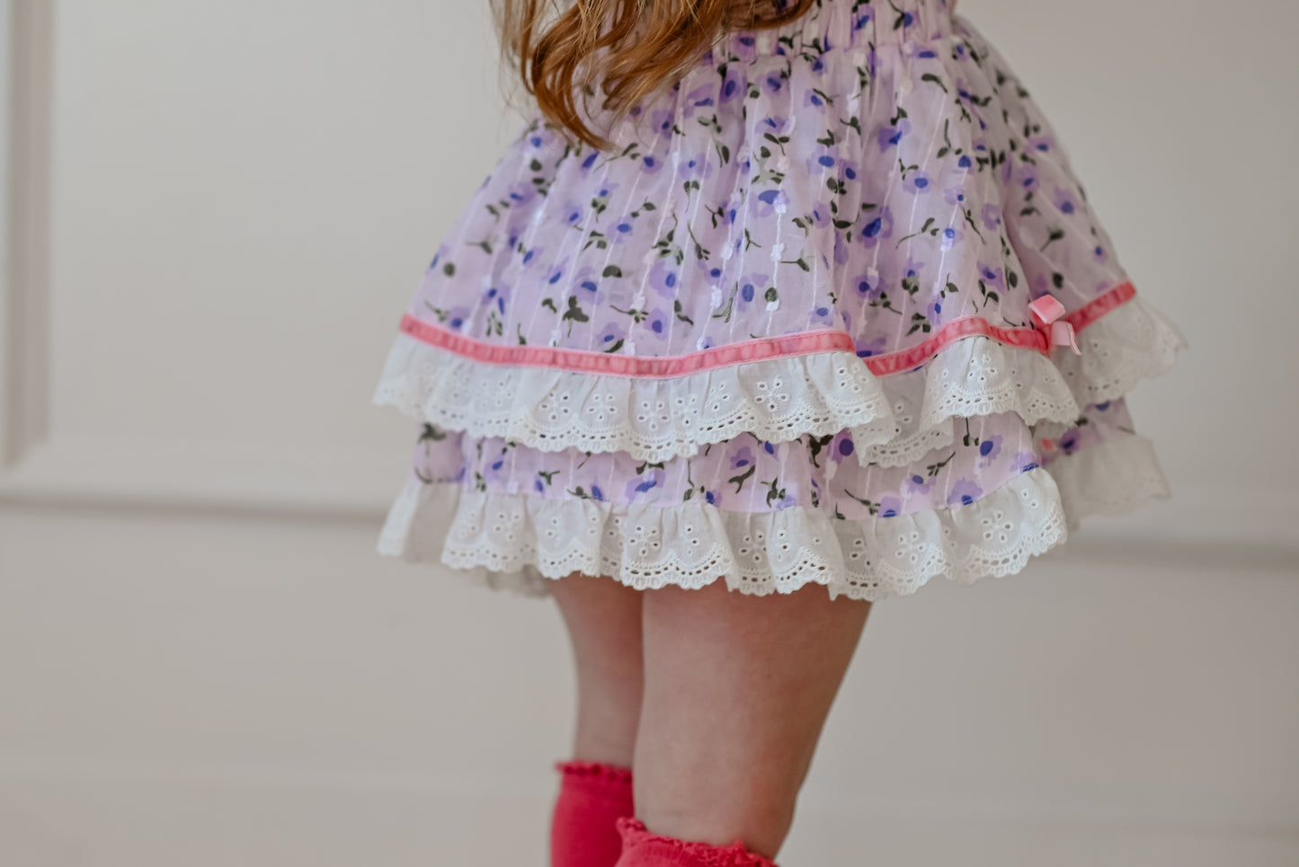 Pretty Petals - Skirted Romper