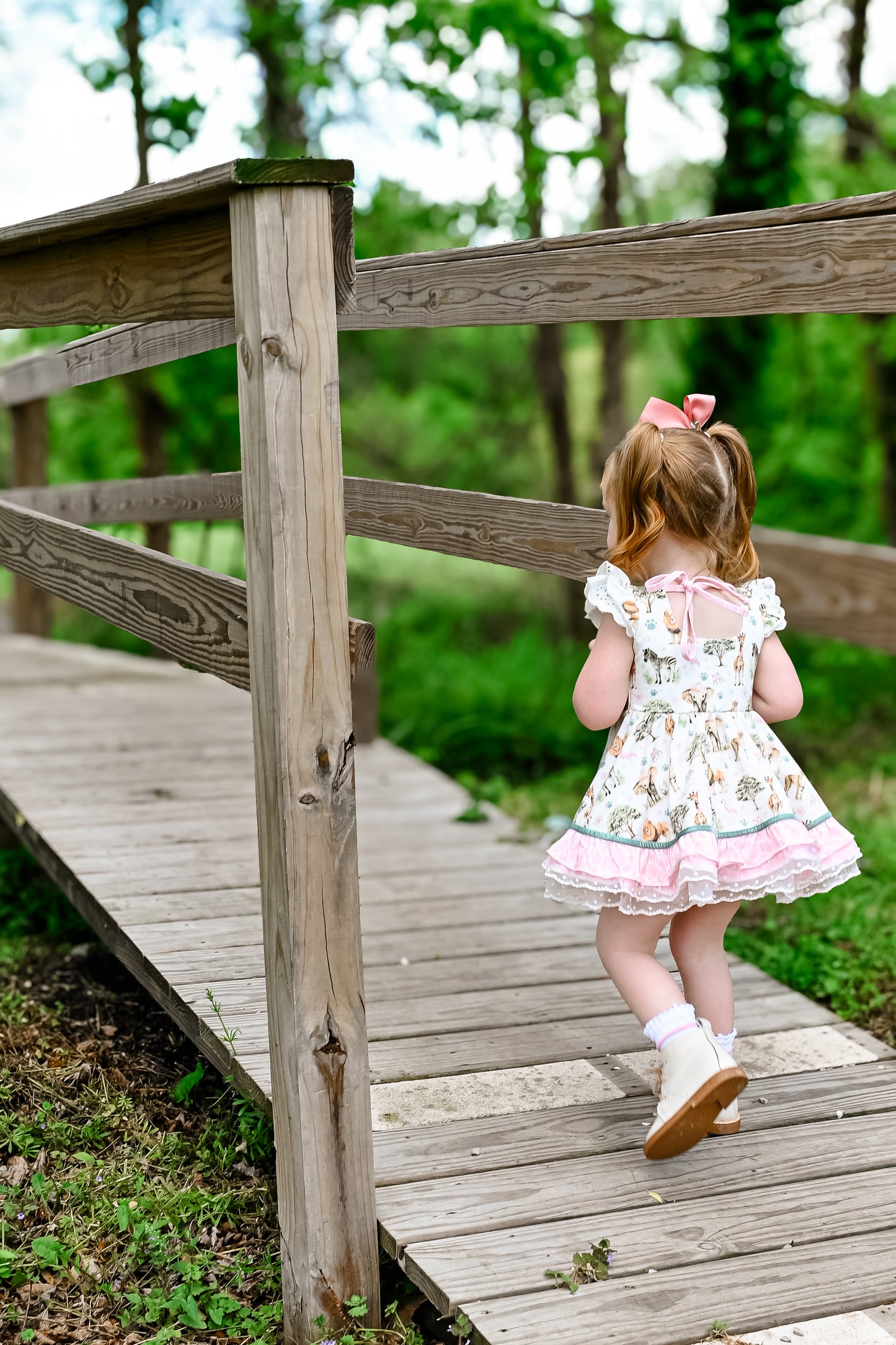 Riley Tunic Set - Pink Safari