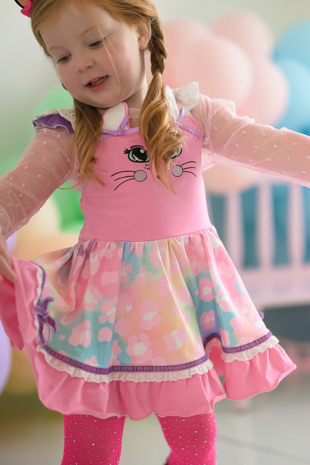 Smitten Kitten Lena Dress Set - Rainbow Potion (Rainbow)