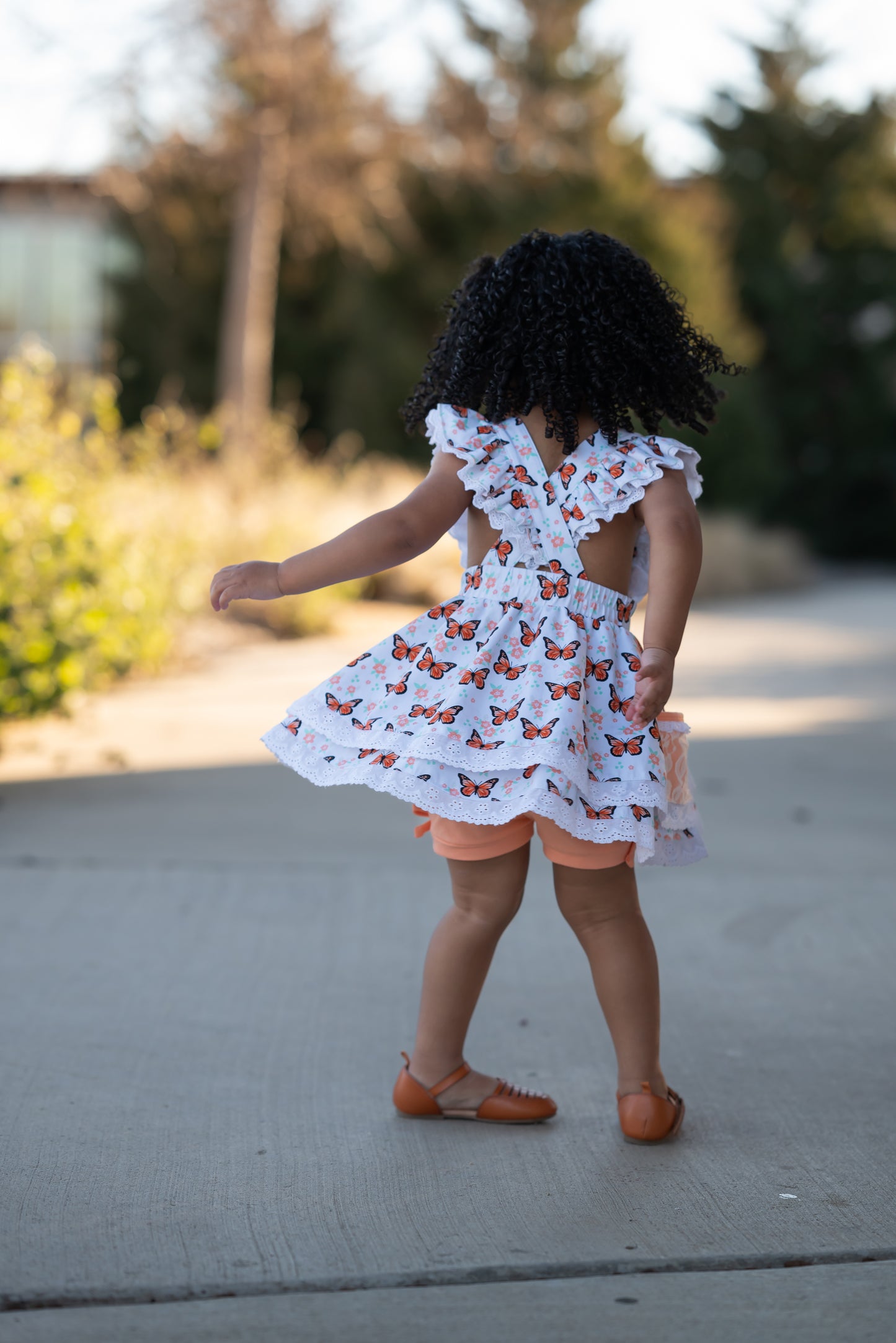 Butterflies In Bloom -  Skirted Jumper Set