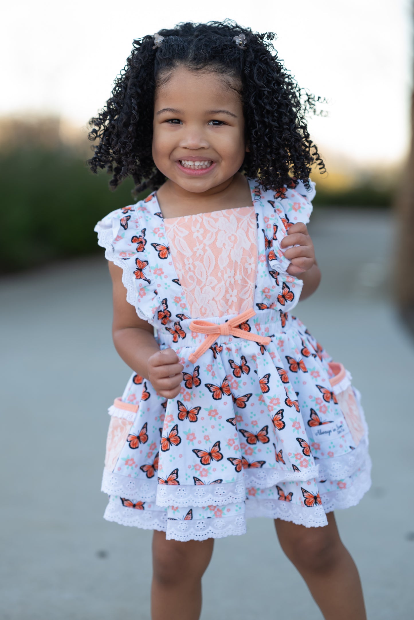 Butterflies In Bloom -  Skirted Jumper Set