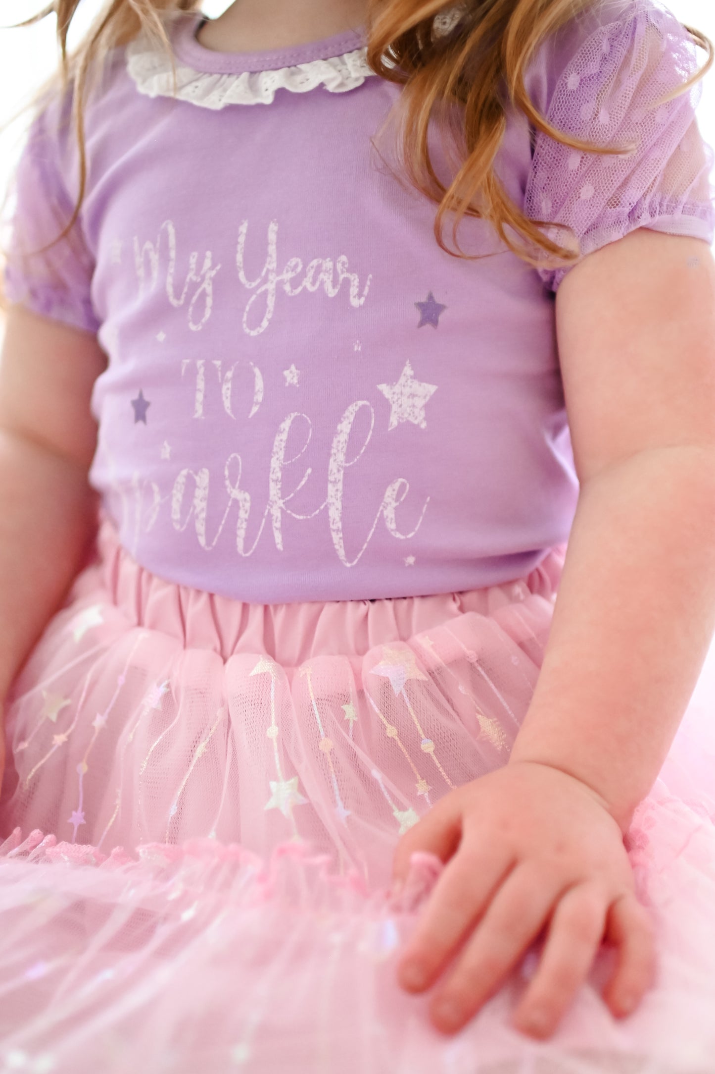 My Year To Sparkle Ruffle Top