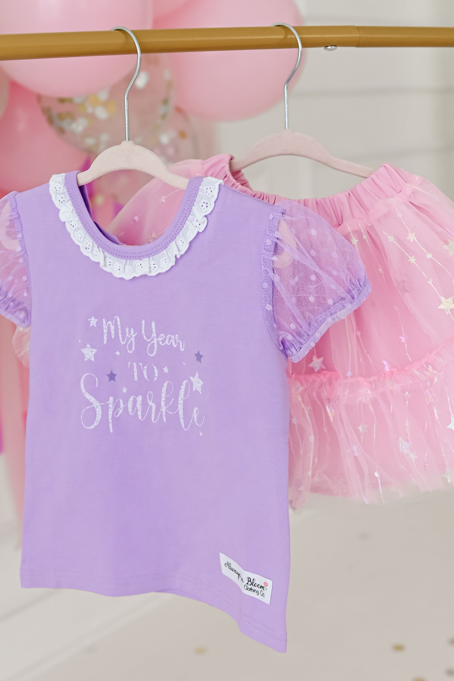 My Year To Sparkle Ruffle Top