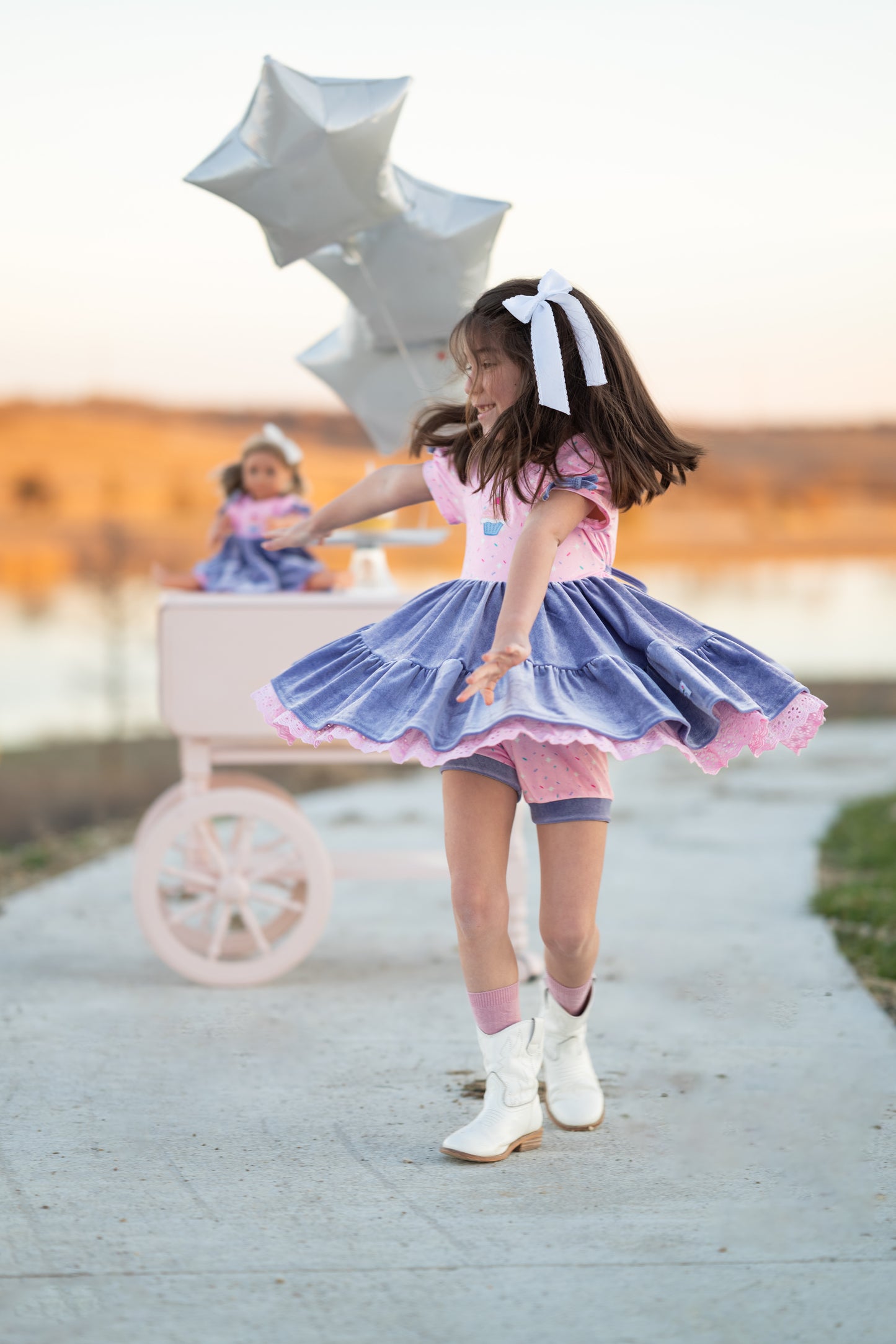 Jaylyn Twirl Dress Set - Sweet Sprinkles