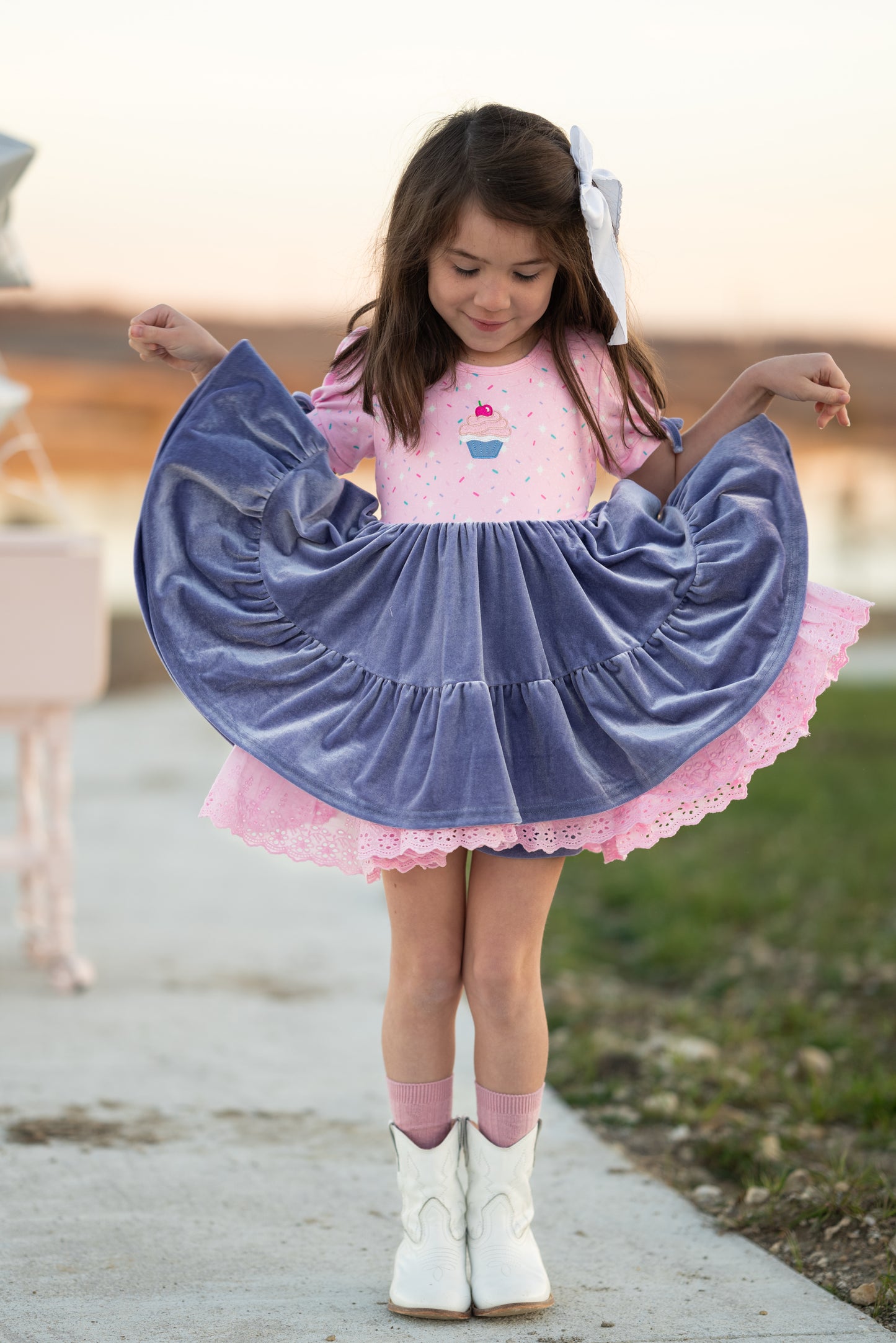 Jaylyn Twirl Dress Set - Sweet Sprinkles