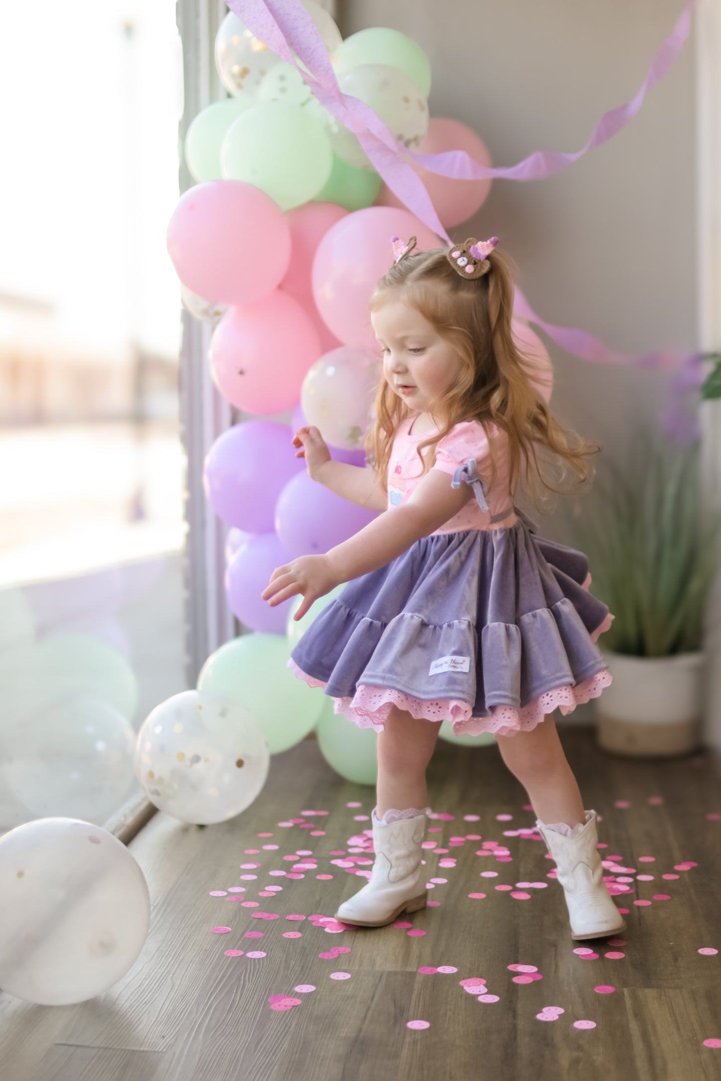 Jaylyn Twirl Dress Set - Sweet Sprinkles