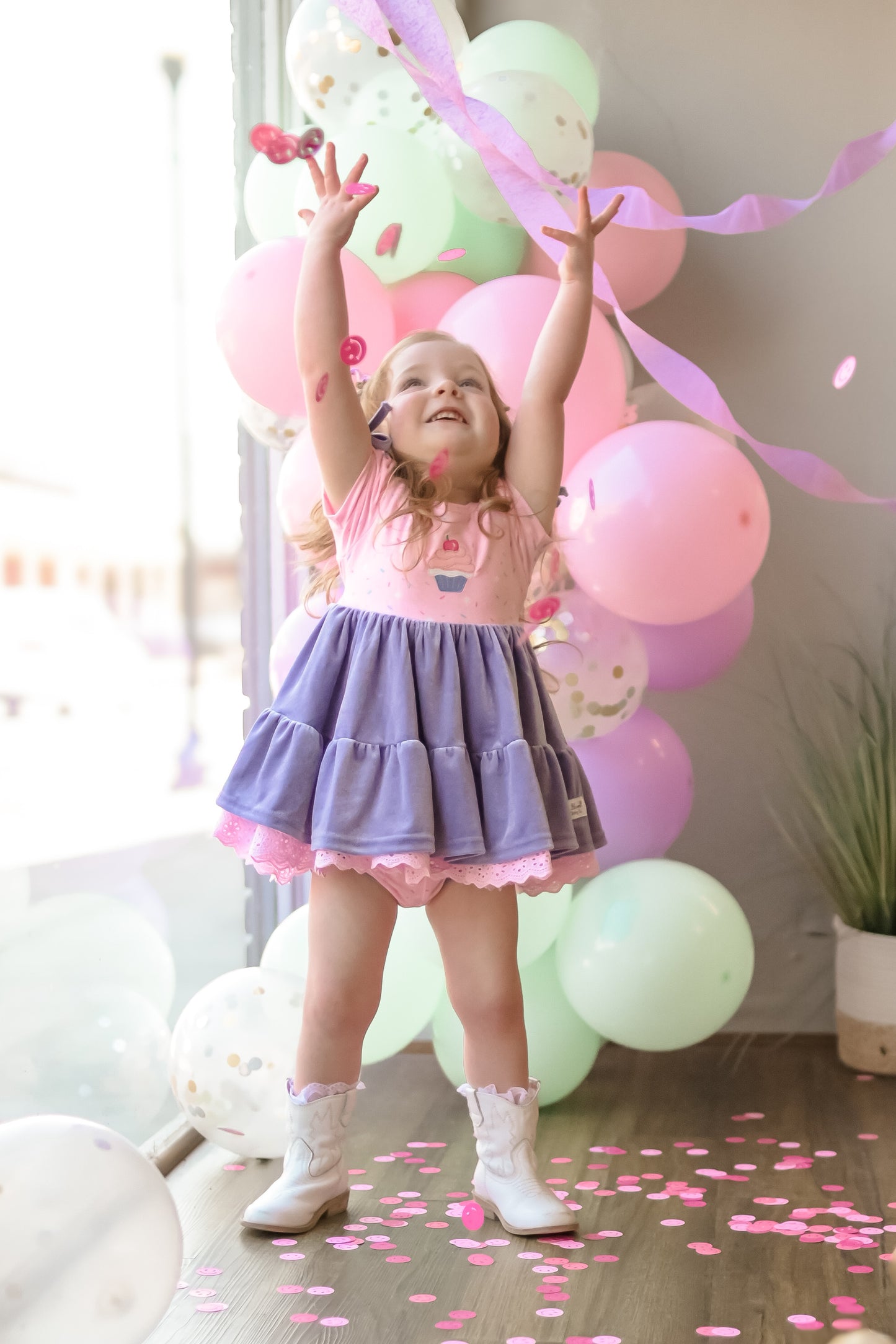 Jaylyn Twirl Dress Set - Sweet Sprinkles