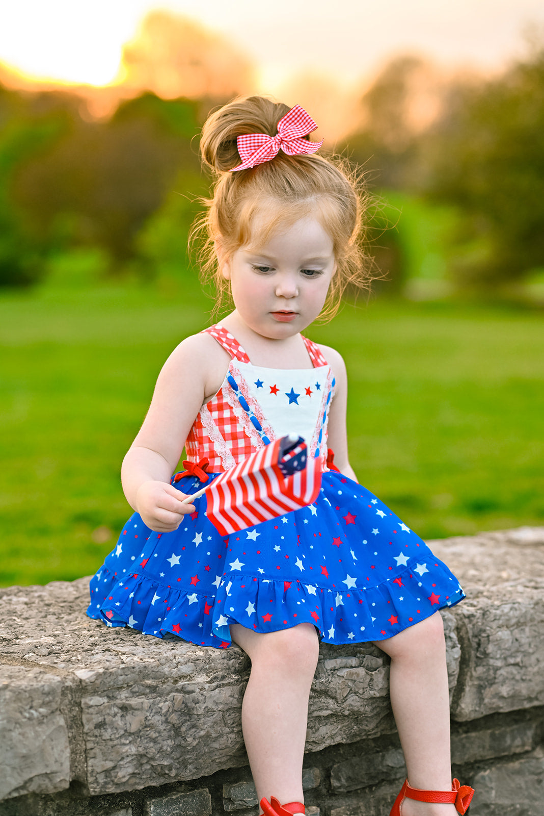 Evelyn Skirted Romper - Oh My Stars