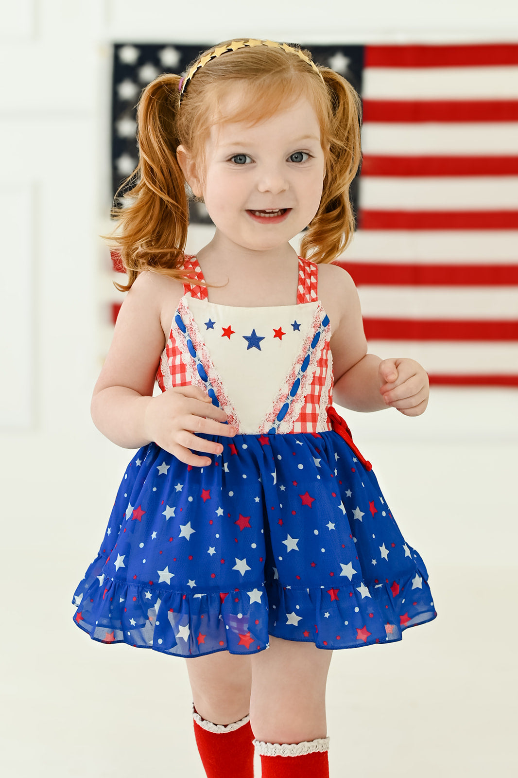 Evelyn Skirted Romper - Oh My Stars