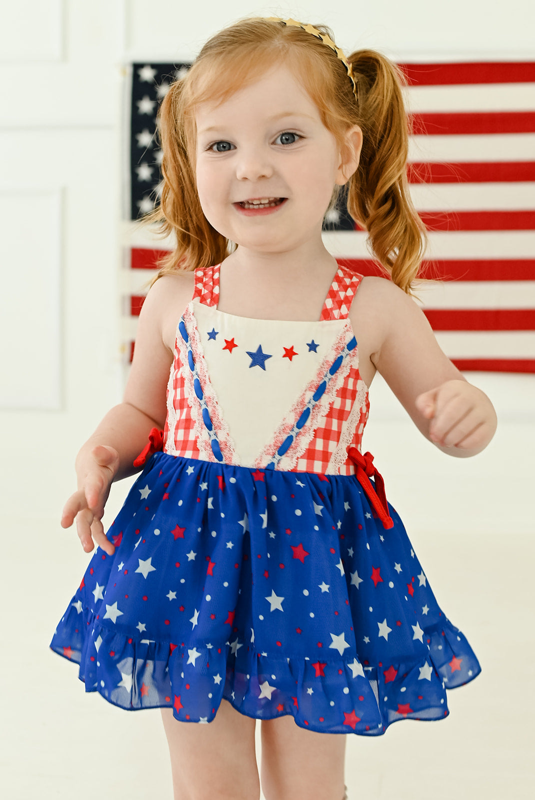 Evelyn Skirted Romper - Oh My Stars