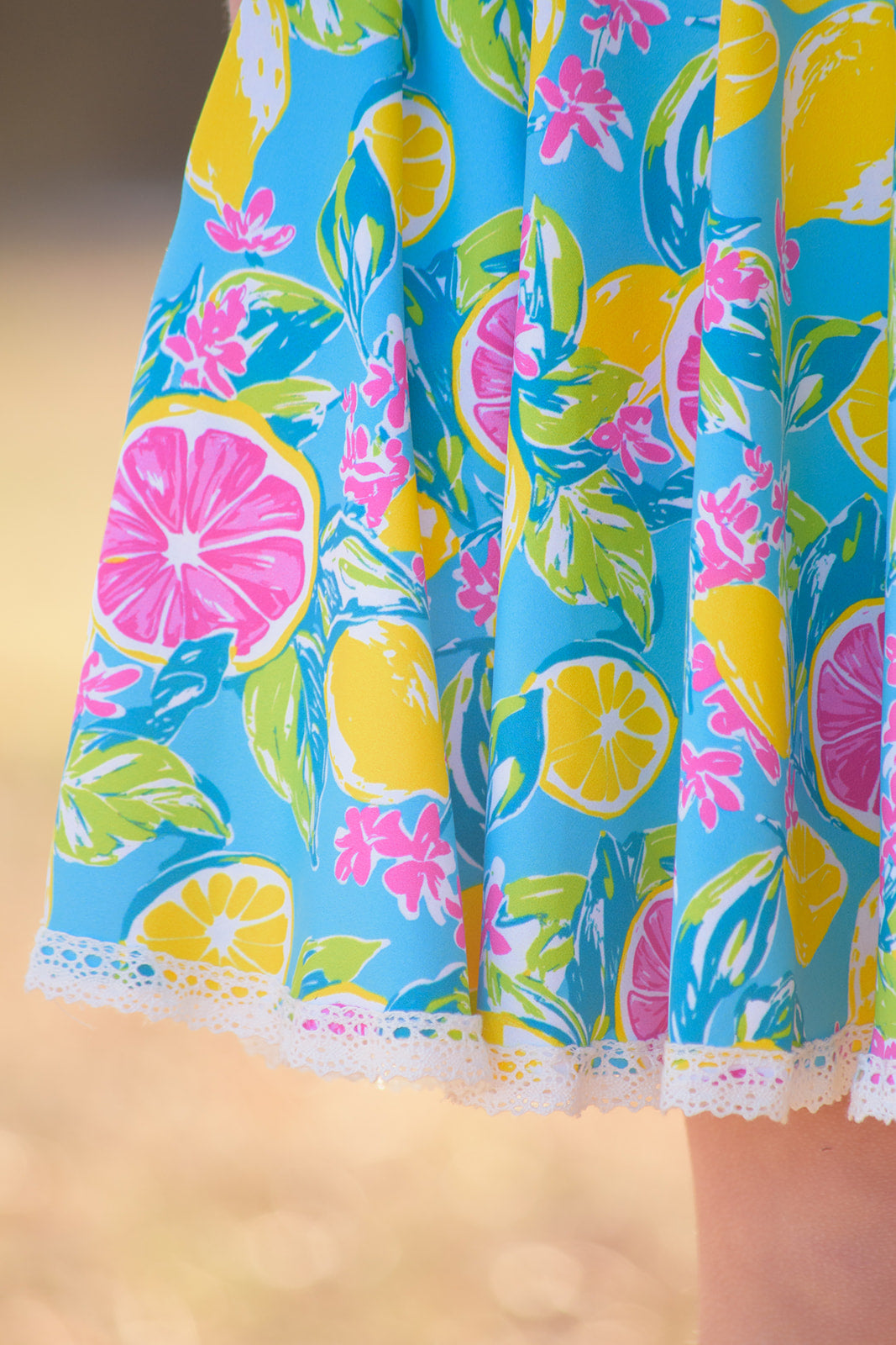 Molly Athleisure Dress - Lemon Zest