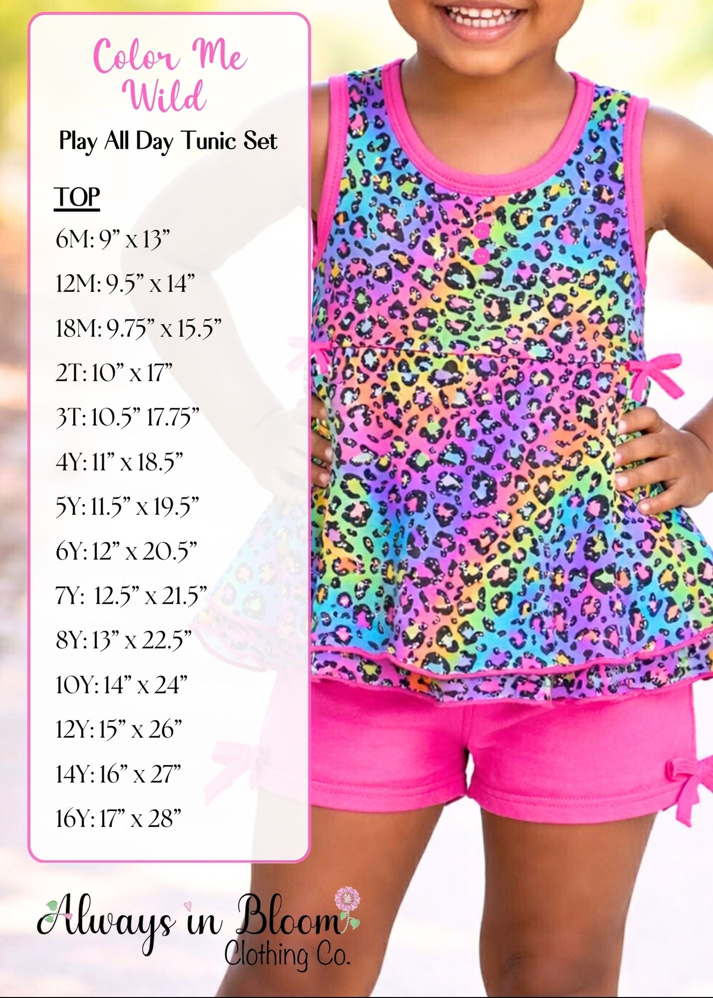 Play All Day Tunic Set - Color Me Wild