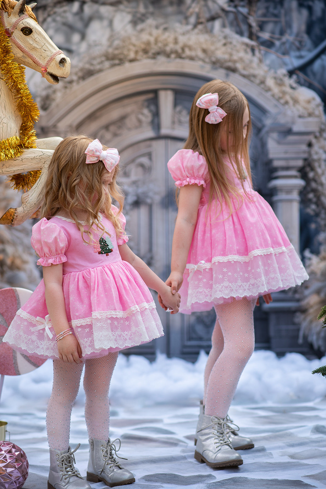 Dreaming of PINK Christmas Dress Set