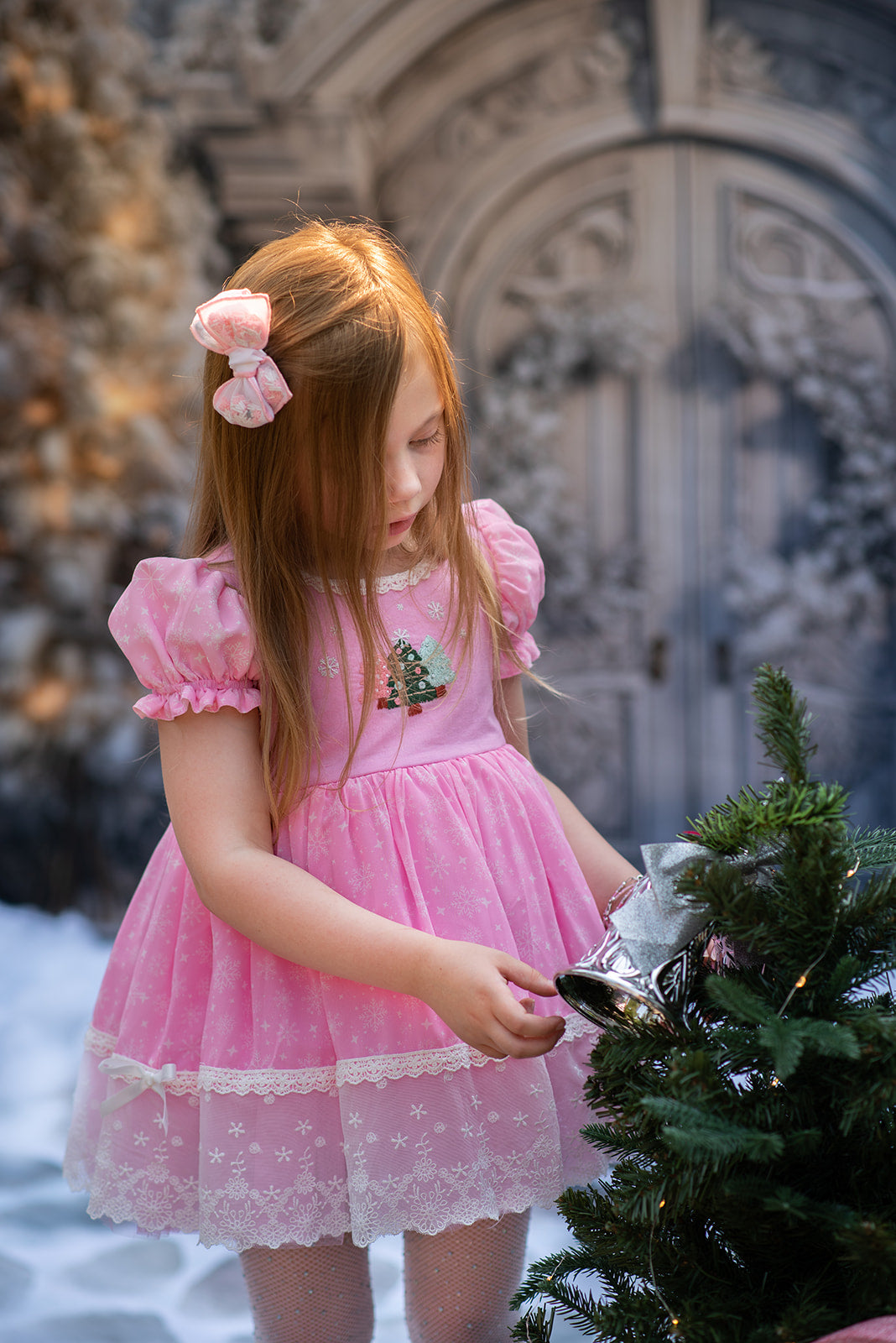 Dreaming of PINK Christmas Dress Set