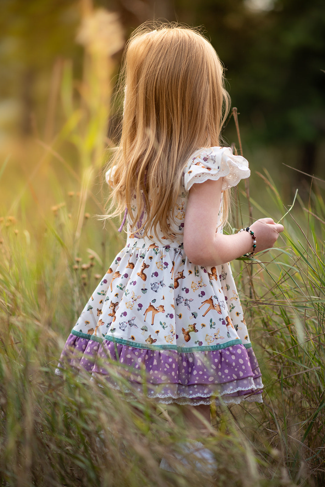 Riley Tunic Set - Woodland Friends