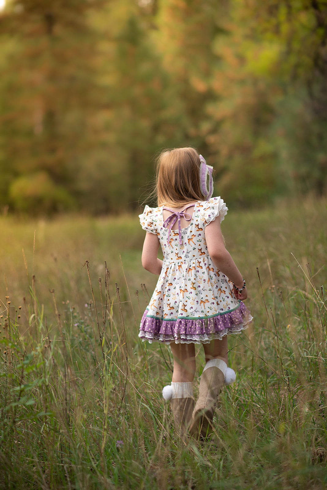 Riley Tunic Set - Woodland Friends