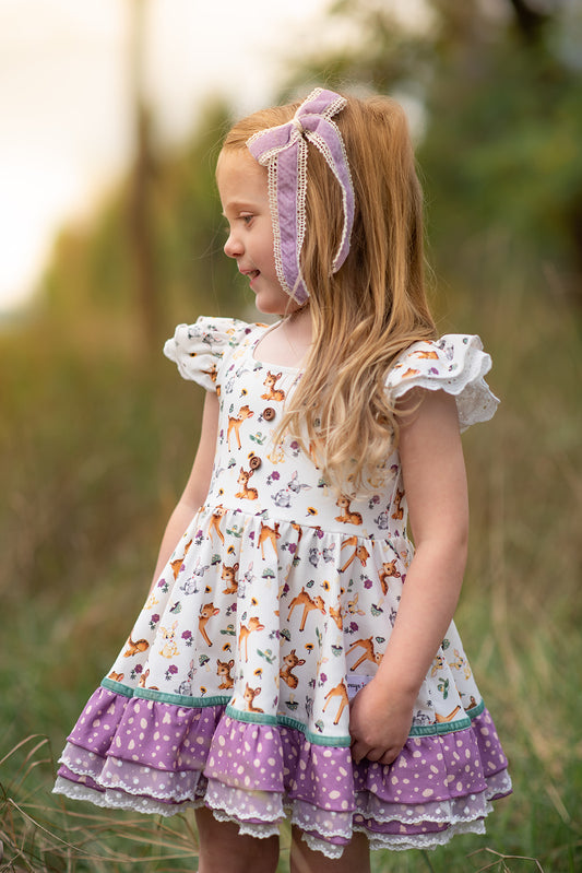 Riley Tunic Set - Woodland Friends