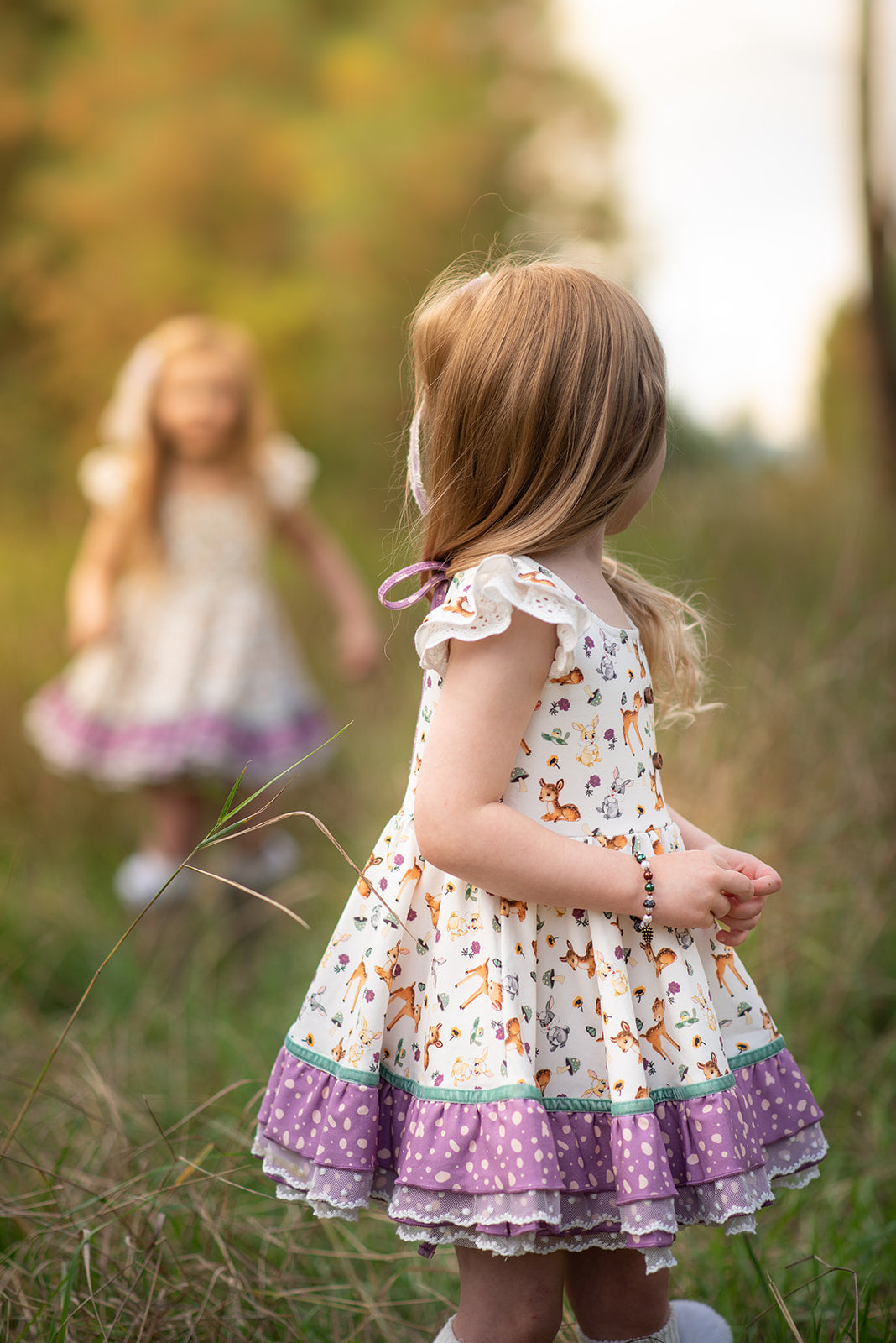 Riley Tunic Set - Woodland Friends