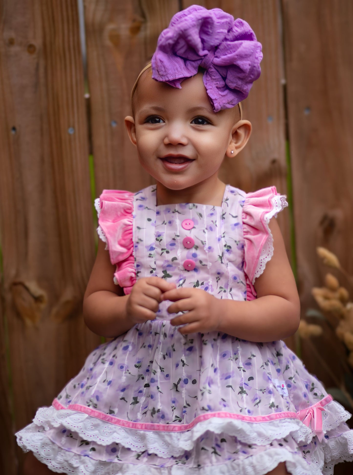 Pretty Petals - Skirted Romper