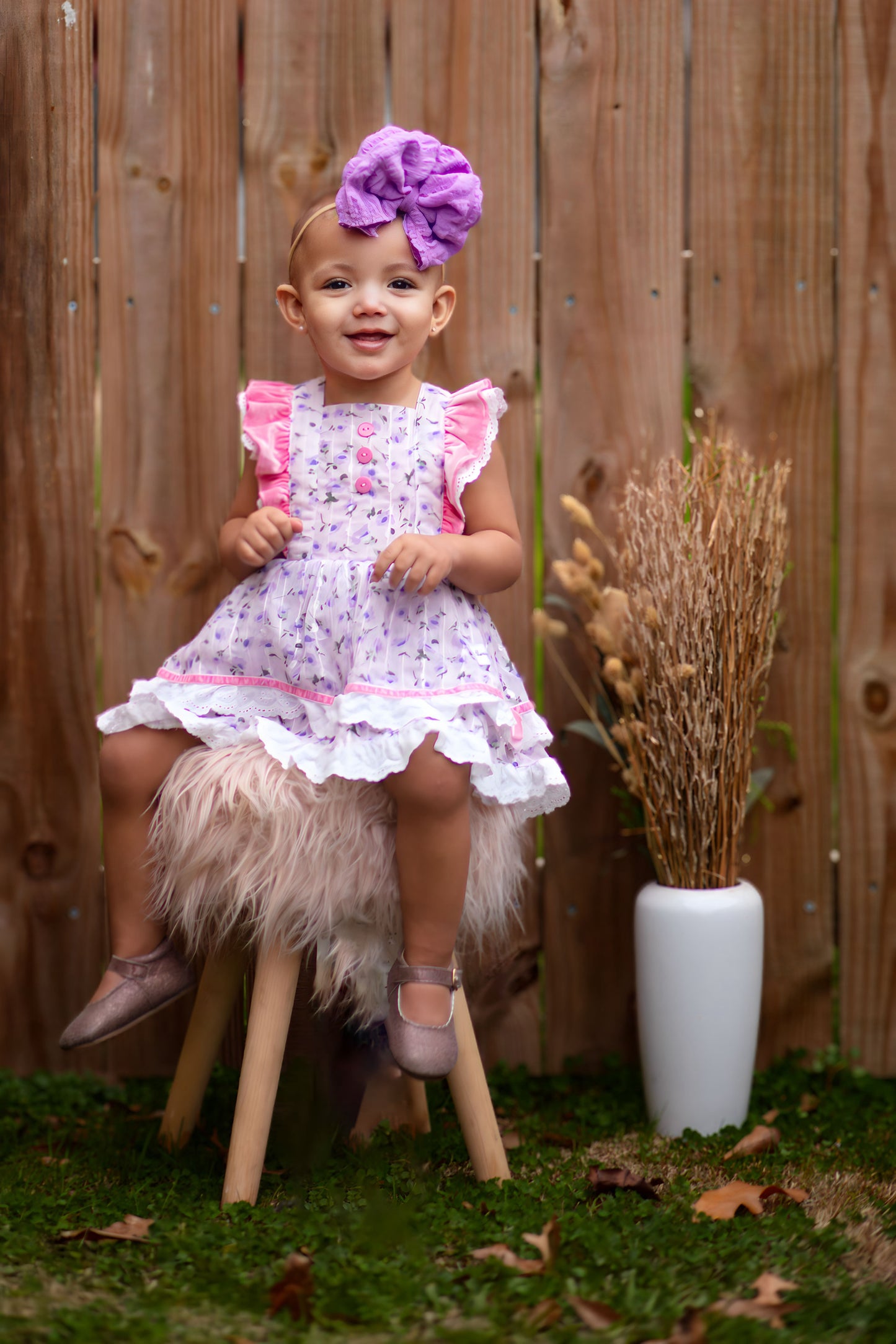 Pretty Petals - Skirted Romper