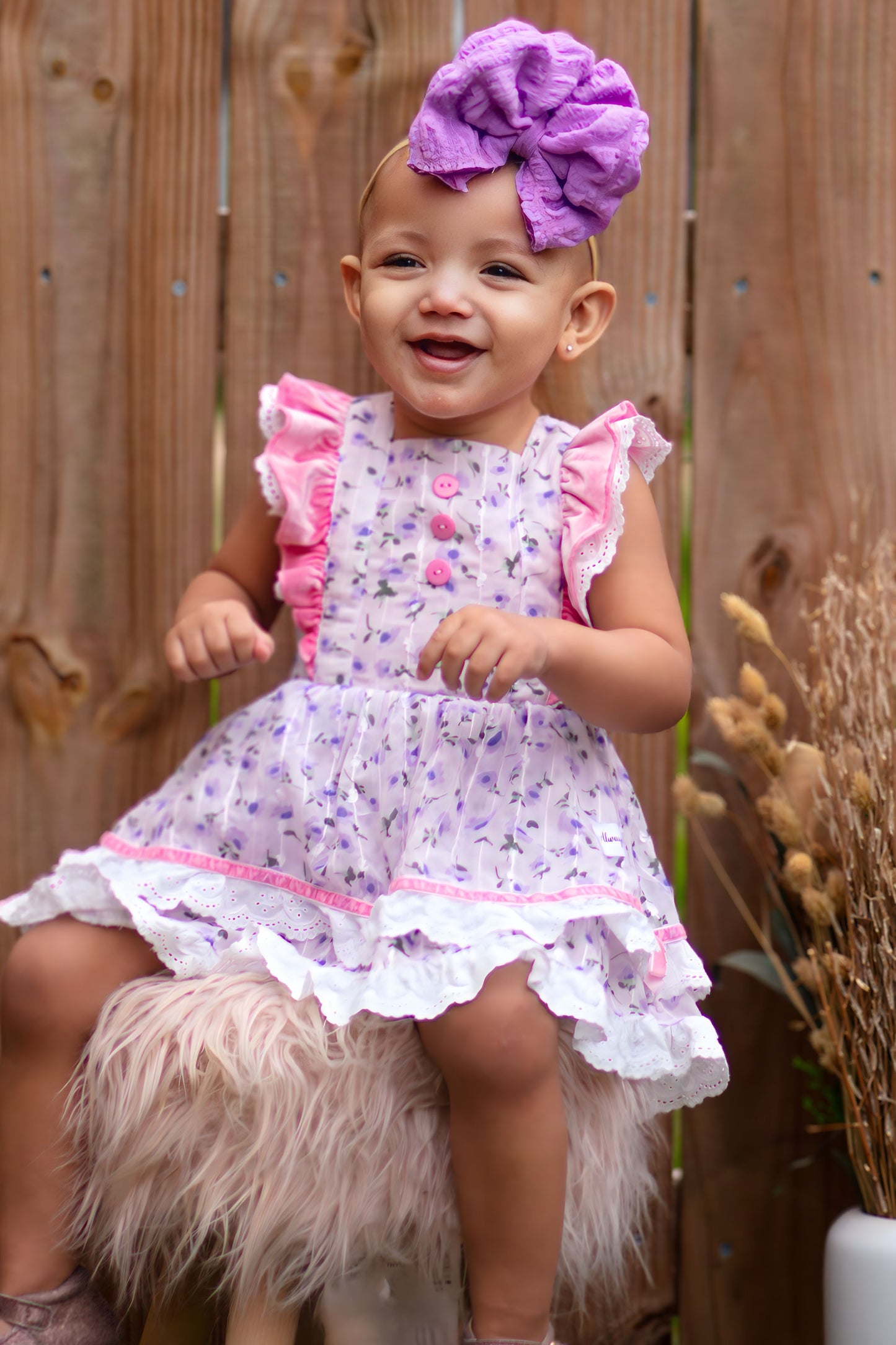 Pretty Petals - Skirted Romper