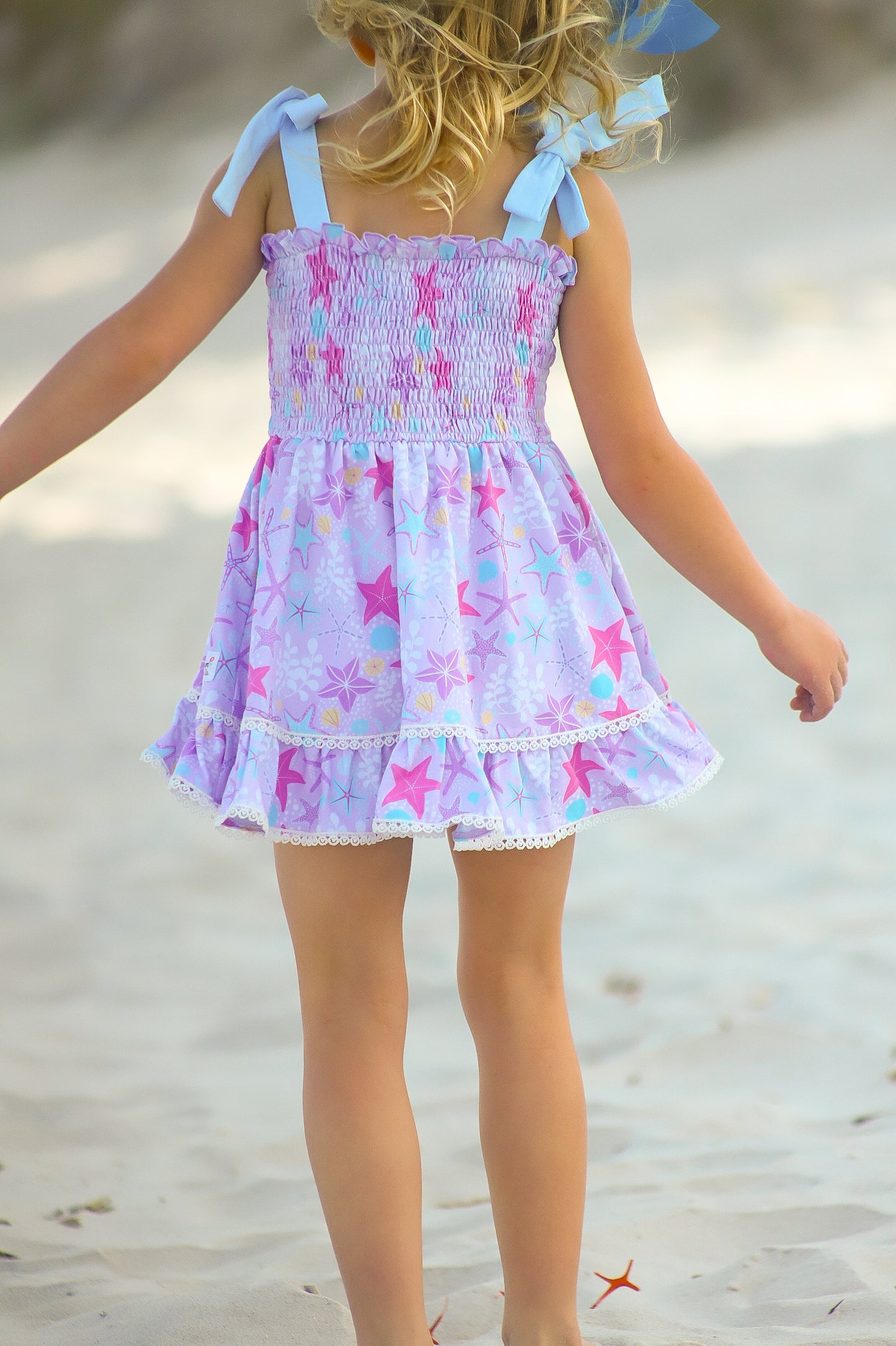 Summer In Bloom Tunic Set - Sea Star