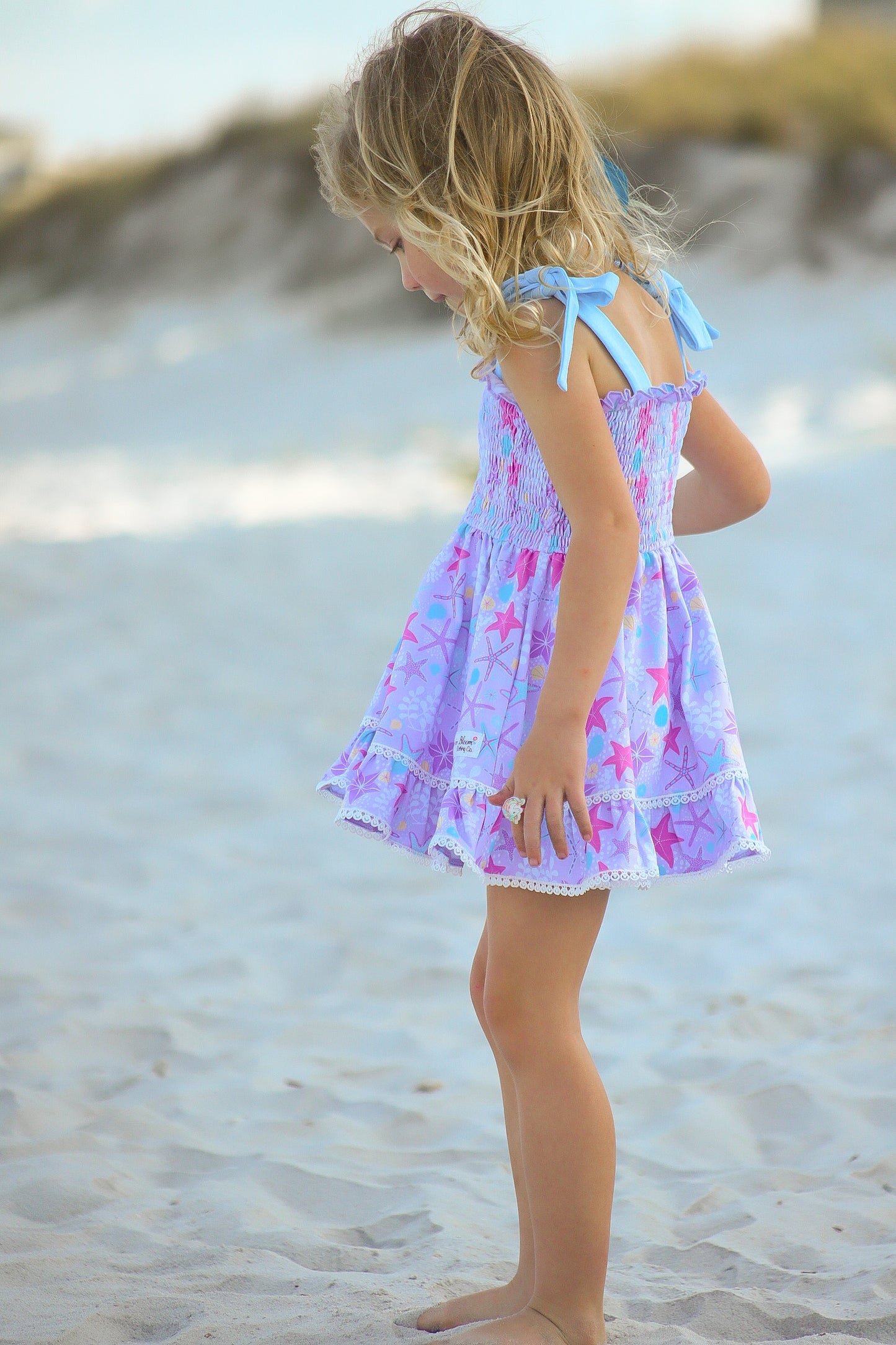 Summer In Bloom Tunic Set - Sea Star