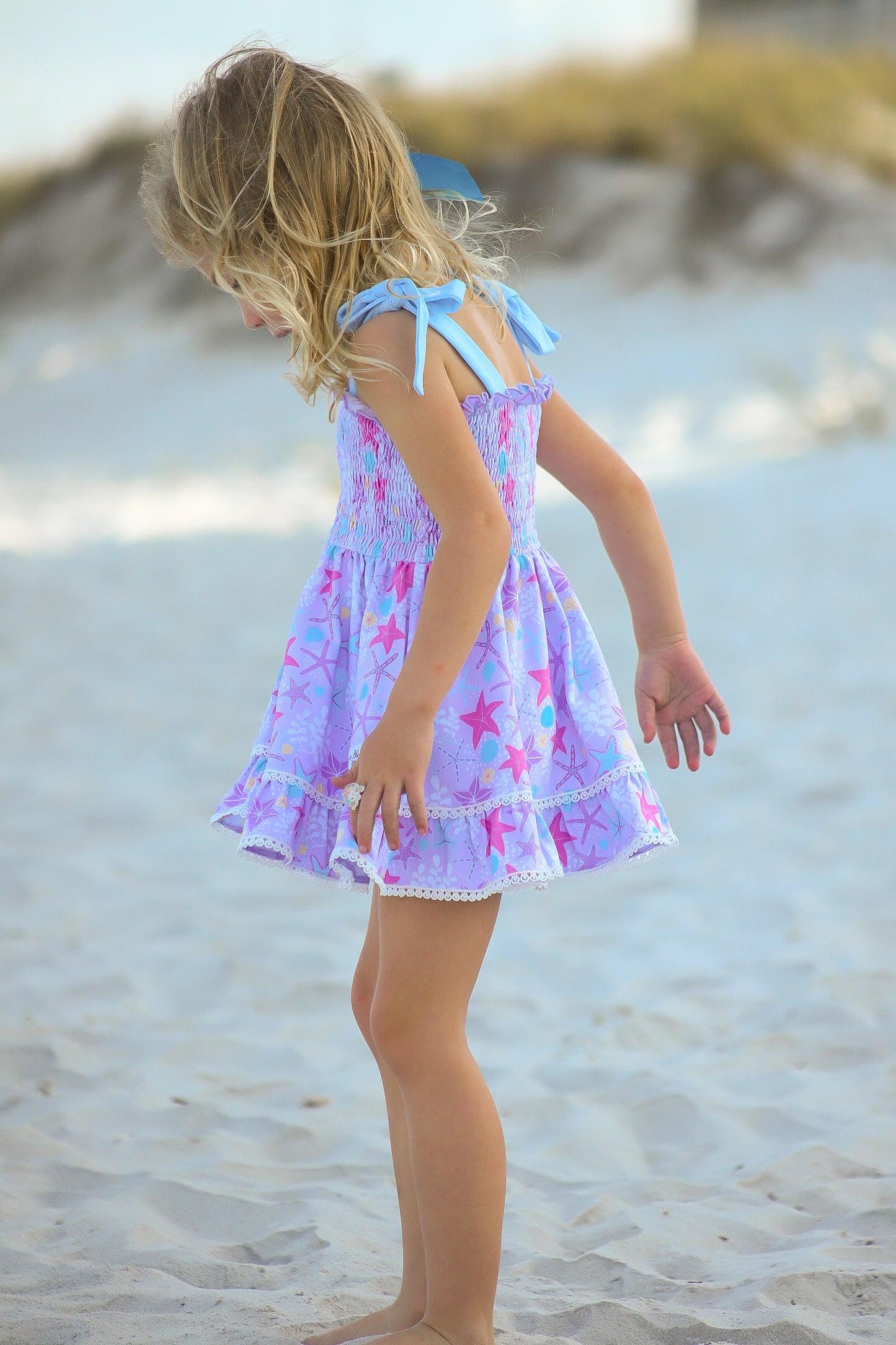 Summer In Bloom Tunic Set - Sea Star