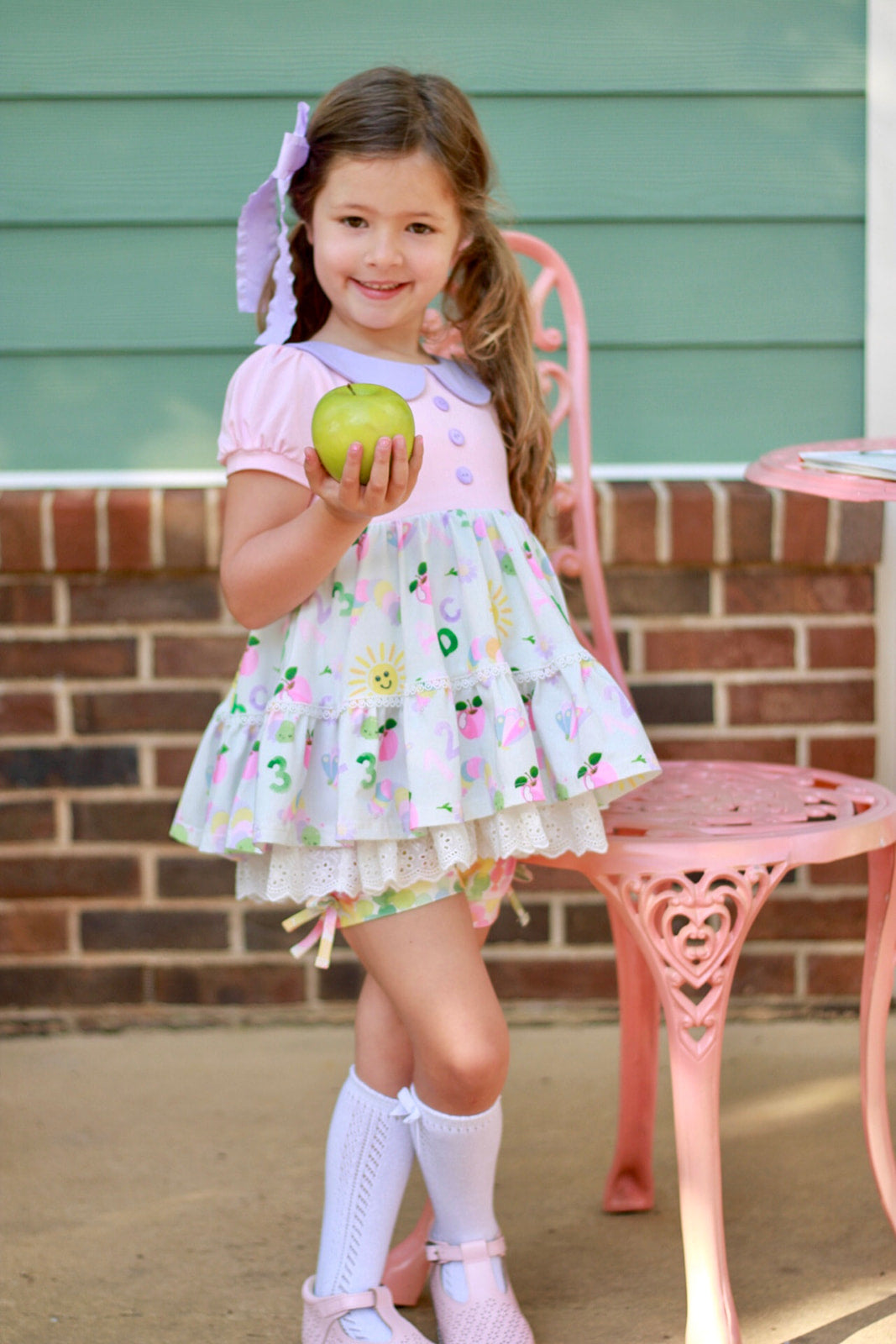 Ari Tunic Set - Pastel Hungry Caterpillar