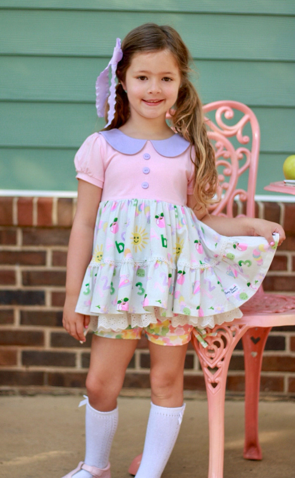 Ari Tunic Set - Pastel Hungry Caterpillar