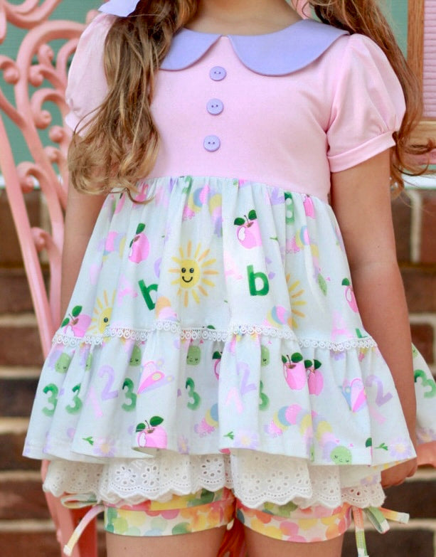 Ari Tunic Set - Pastel Hungry Caterpillar